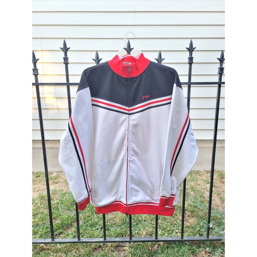 Vintage G-unit 50 Cent Track Jacket Size XL White/Red/Black